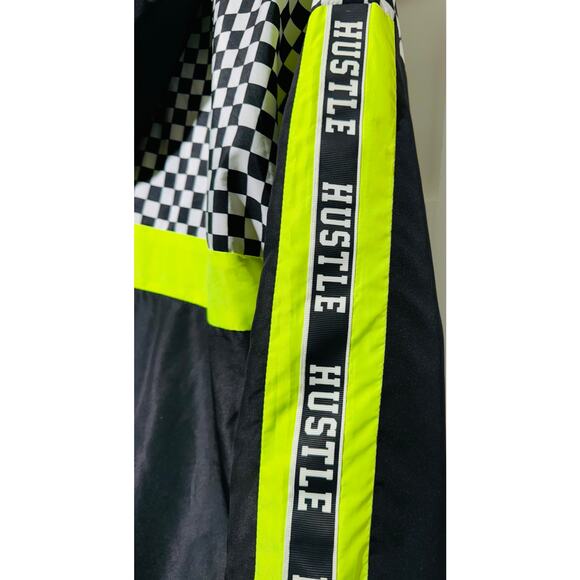 Justify Checker & Neon Hustle Jacket Adult Medium - Picture 9 of 9
